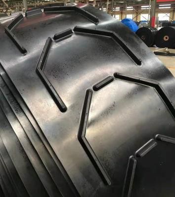 Super Width Heat Resistant Close V Rubber Conveyor Belt Price