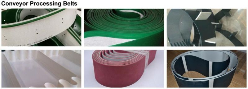 China Factory Stable Quality 3.0mm White PU Conveyor Belt Surface Smooth Bottom Fabric Non-Sticky for Food Industry