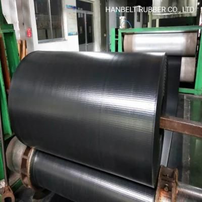 Industrial PVC Conveyor Belt Reinforced with Textile Intended for Mining