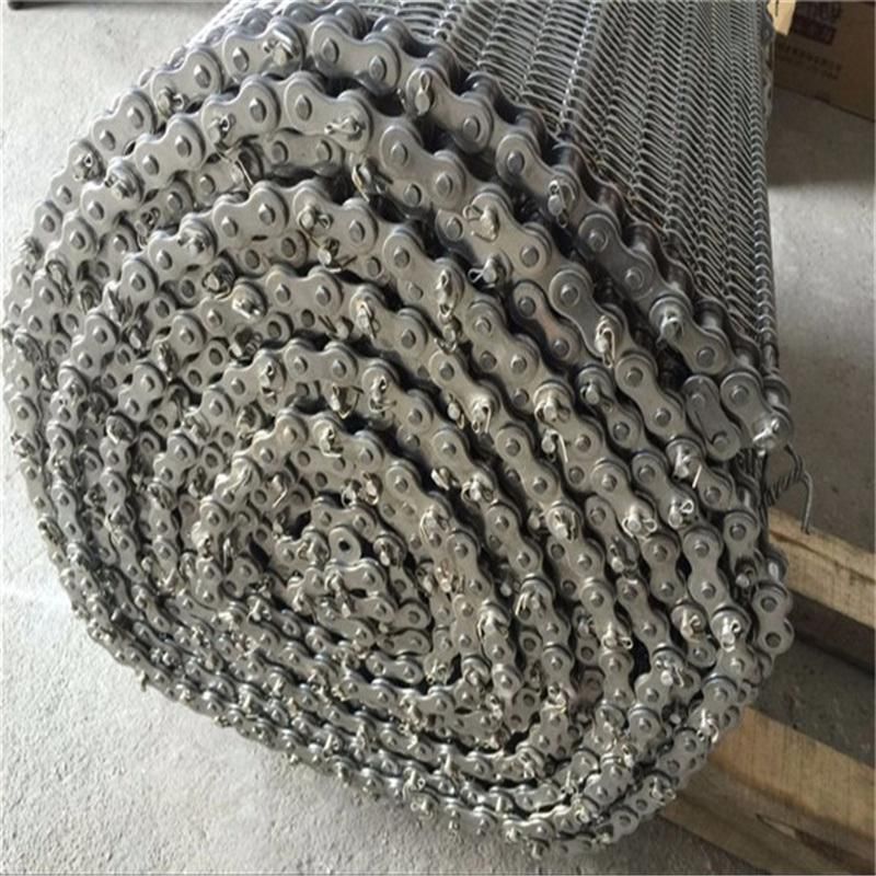 Food Grade 304 Stainless Steel Chain Link Spiral Wire Mesh Conveyor Belt