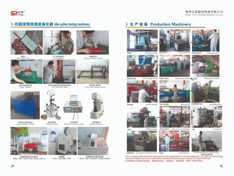 Malaysia High Quality Good Price Mining Idler Belt Conveyor Roller