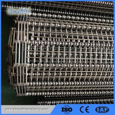 Food Grade Stainless Steel Wire Mesh Eye Link Belt for Washing