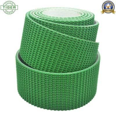 Industrial High Quality Rough Top/ Serration/ Diamond/ Matt/ Coarse Textured Conveyor Belt Supplier PVC PU Rubber Conveyor Belt Flat Belt