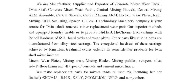 Chinese Manufaturer Hot Sale High Quality Concrete Batching Plant Concrete Mixer OEM Adjustable Screw Conveyor Elevator
