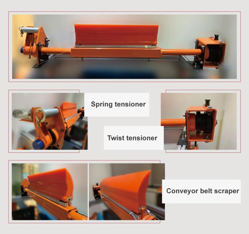 Primary Secondary Polyurethane Conveyor Belt Scraper Belt Cleaner