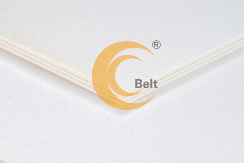 white food grade conveyor belt both sides PVC