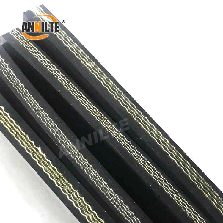 Annilte Wear Resistant Ep Fabric V Shape Chevrone Rubber Conveyor Belt
