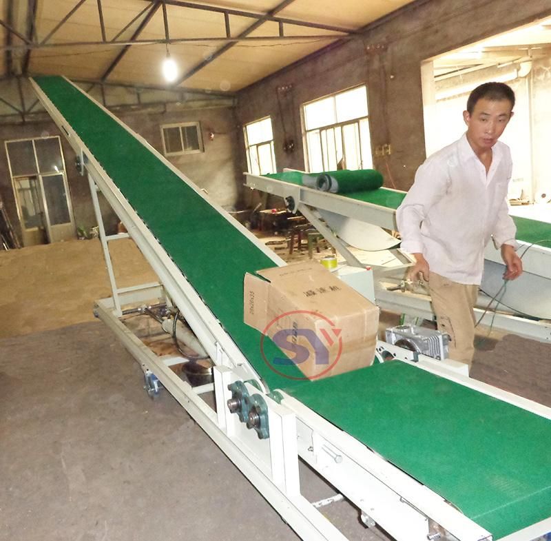 Portable Material Handing Conveyor Stainless Steel Food Belt Conveyor System