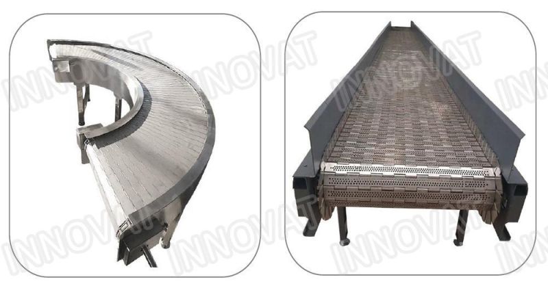 Plate Conveyor Belt Customized 360 Degree Curved Ring Chain Plate Assembly Line Conveyormesh Belt Conveyor Chain Plate Conveyor Belt