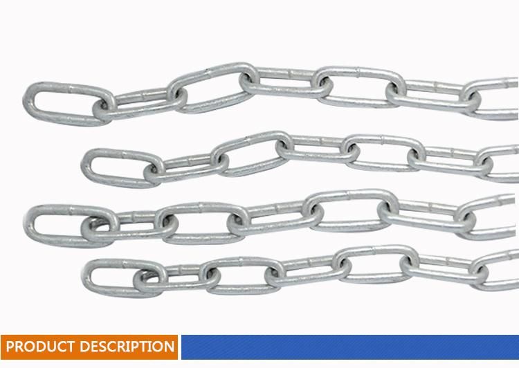 China Factory Ordinary Low Carbon Steel Link Chain