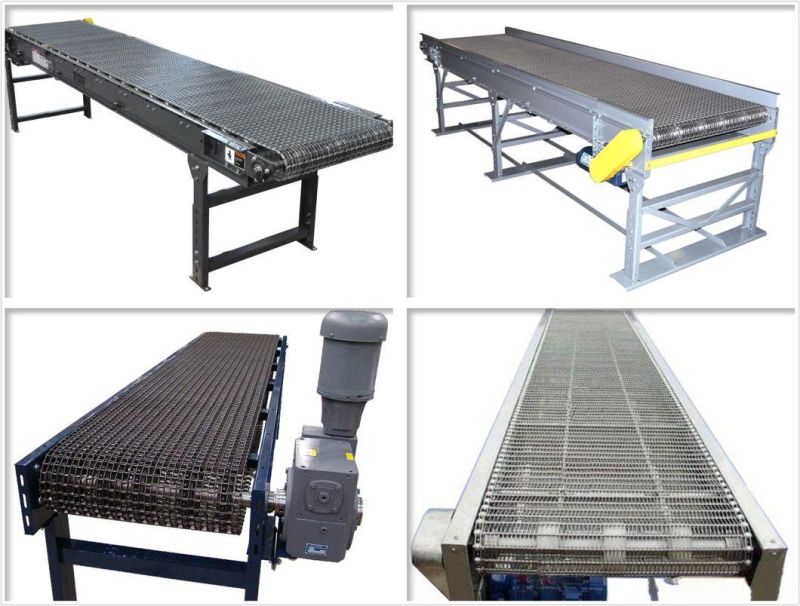 Chain Edge Su304 Stainless Steel Wire Mesh Conveyor Belt