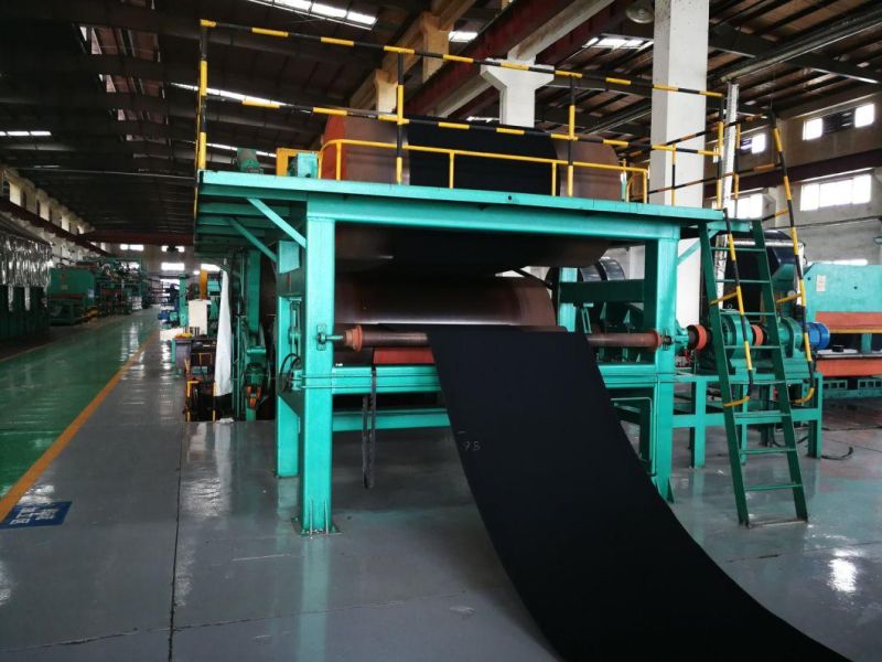 Granulated Type Ep Chevron Cleated Rough Top Rubber Conveyor Belt