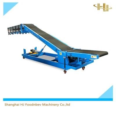 Adjustable Height Movable Ore Rubber Belt Conveyor for Truck Loading