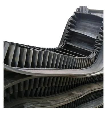 Good Quality Corrugated Cleated Conveyor Belt Sidewall Big Angle Sidewall Rubber Conveyor Belt