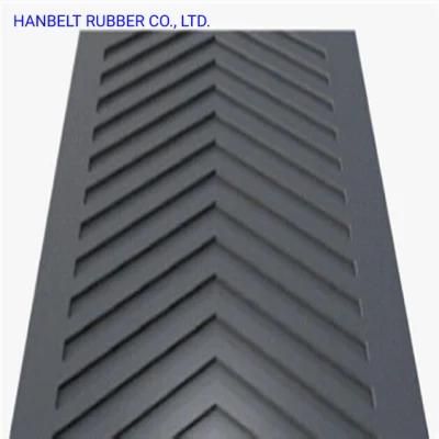 High Quality Ep Chevron Rubber Conveyor Belt for Sand