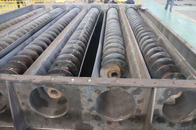 Multi Shaftless Stainless Steel Screw Conveyor Under Dryer