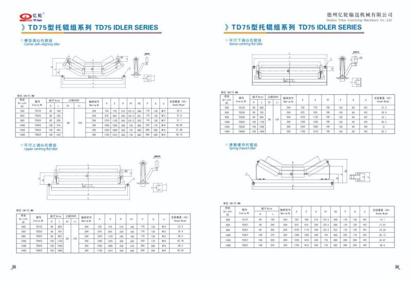 Self Alignment Return Roller Bracket for Aisa Market, Middle East Market, South Africa Market