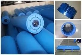 Customized Dia Composite Rubber Covered Roller for Concrete Plants