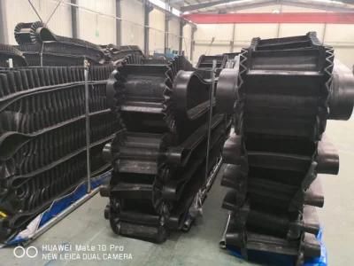 Rubber Sidewall Conveyor Belt with Large Slope From 0 Degree to 90 Degrees