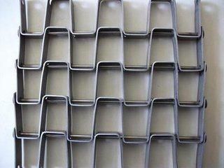 Food Grade Metal Honeycomb Flat Conveyor Belts