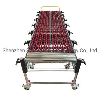 Chinese Factory Price Metal Skate Wheel Conveyor with Protective Rollers