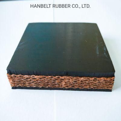 Quality Assured Fire Resistant Ep Polyester Canvas Rubber Conveyor Belt for Industrial