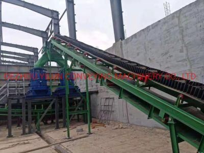 500tons/Hour Fixed Flat Belt Conveyor for Gravel Sand/Cement Industry From China