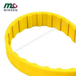 Yellow Stripe PVC Horizontal Stripe Straight Stripe Industrial Belt Conveyor Belt Climbing Heat Resistant Conveyor Belt