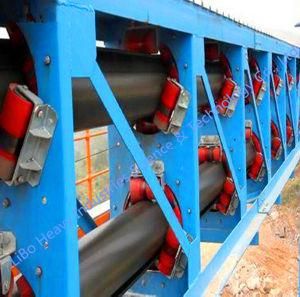 Long-Distance Curved Pipe Conveyor/ Belt Conveyor for Cement Plant