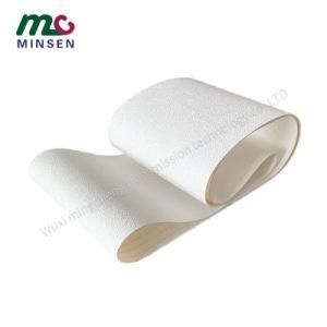 Factory High Quality White PVC/PU/Pvk Light Duty/Weight Industrial Conveyor/Transmission/Timing Belting/Belt with Snakeskin Pattern