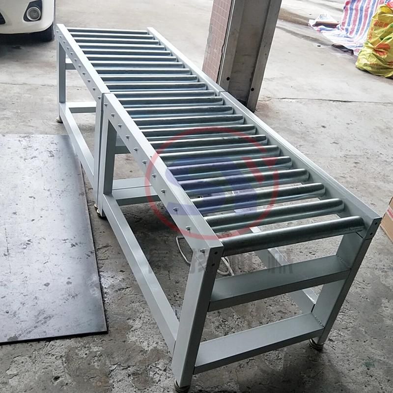 Food Processing Factory Used Stainless Steel Roller Table Conveyor with Factory Price