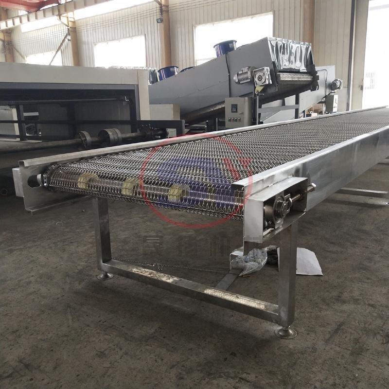 Excellent Expansibility Wire Mesh Belt Conveyor for Food Washing Frying Cooling