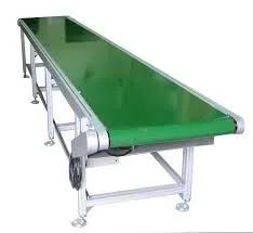 Belt Conveyor System Equipped with Sensor to Stop Conveying
