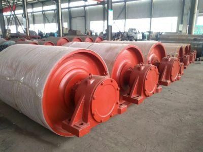 Diamond Rubber Covered Pulley for Belt Conveyor 141