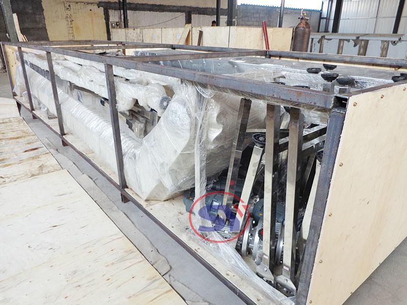 Galvanized Net Mesh Belt Cooling and Drying Conveyor for Tapioca Chips