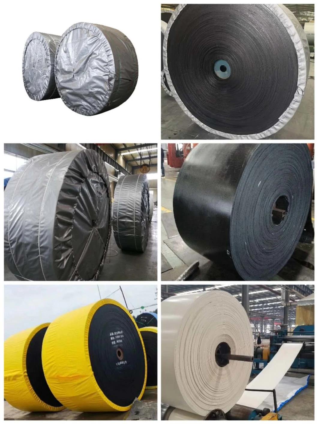 Corrugated Sidewall Cleated Rubber Conveyor Belt for Steep Inclination Angle Materials Conveying