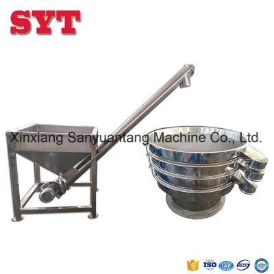 Stainless Steel Salt Screw Conveyor Sago Powder Lifting Elevator