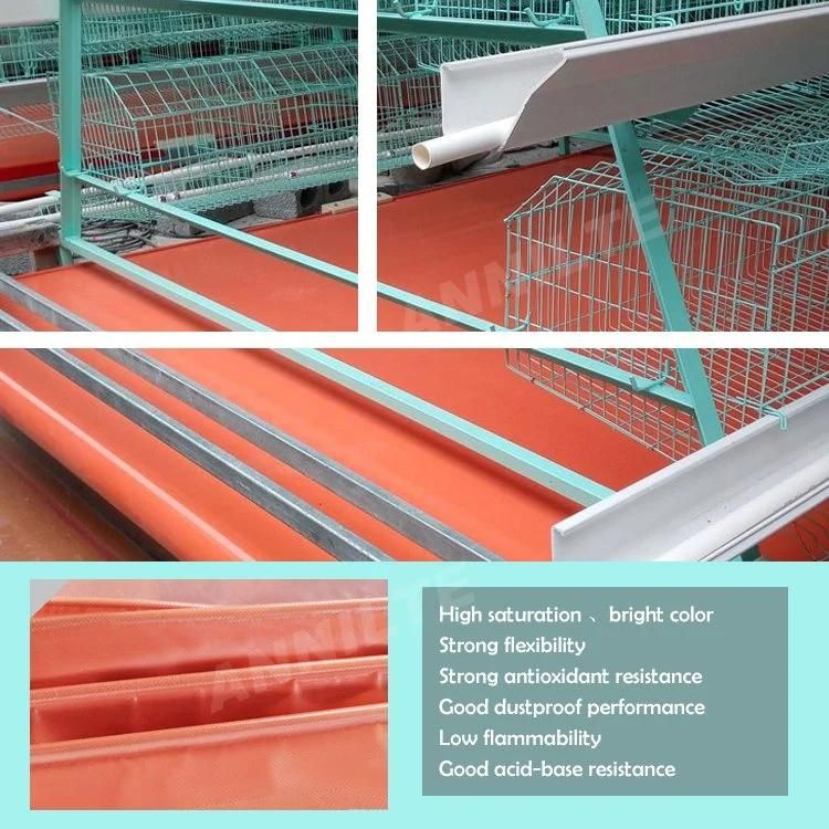 Annilte 1.0mm 1.2mm New Type Poultry Chicken Cage PP Manure Conveyor Belt