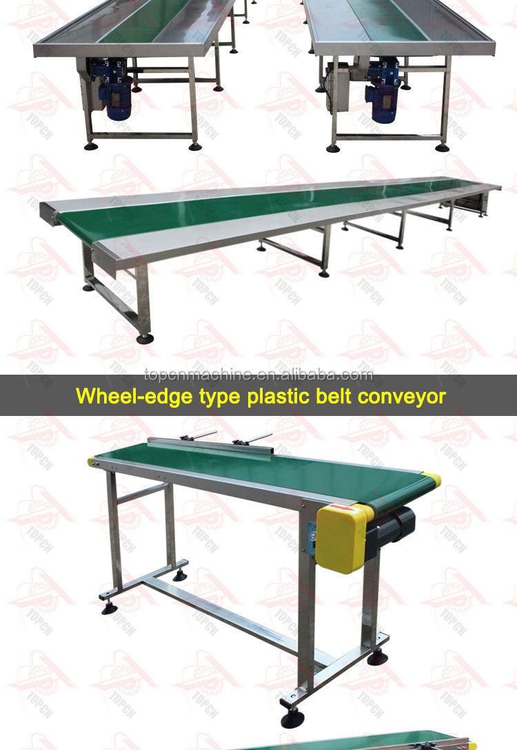 Modular Food Grade Mini PVC Rubber Flat Small Inclined Belt Conveyor