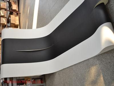 China Factory 2.3mm Black PVC Conveyor for Cashier Desk