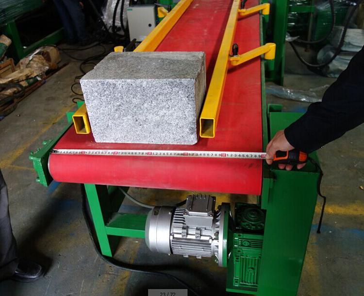 Portable Manual Roller Conveying Machine for Stone Feeding/Unloading