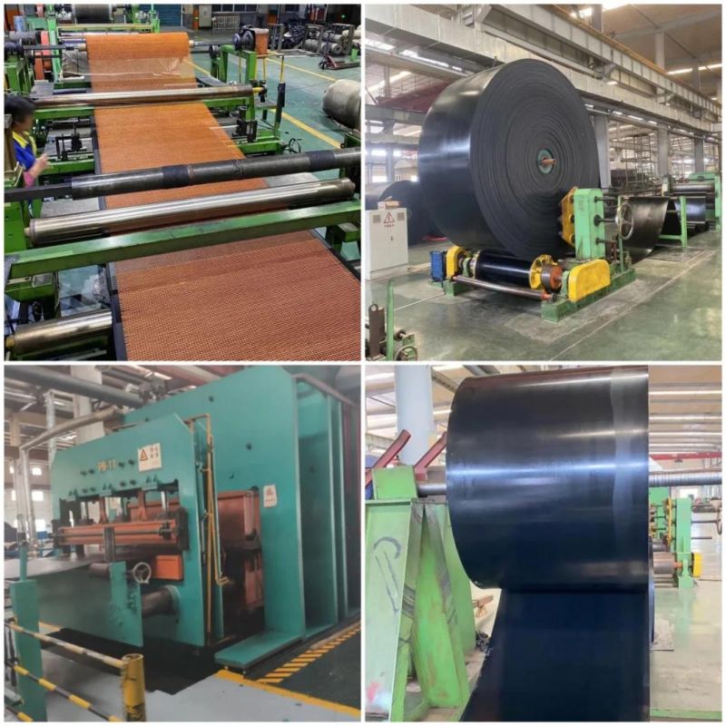 PVC Rubber Conveyor Belt for Heavy Load Roller Conveyor Line