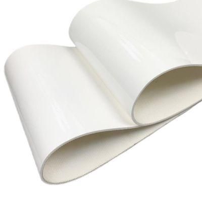 2mm White PU Food Grade Conveyor Belt for Dough Sheeter and Beverage Machinery