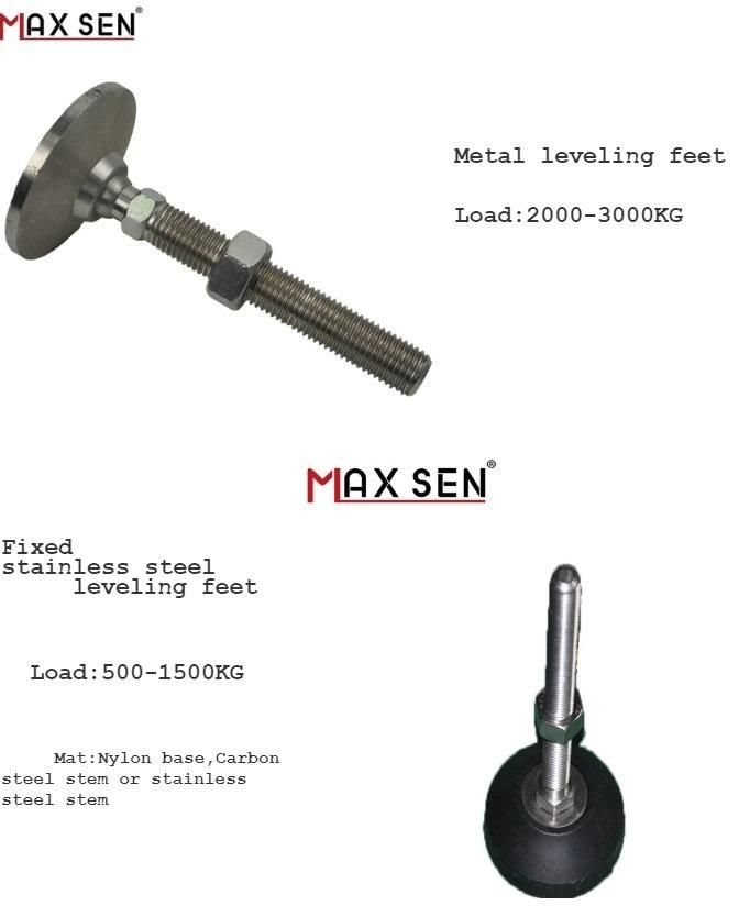 Articulated Adjustable Stainless Steel Leveling Feet, Metal Leveling Feet From China Manufacturer