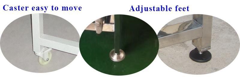 Adjustable Feet Industrial Belt Conveyor for Assembling Component