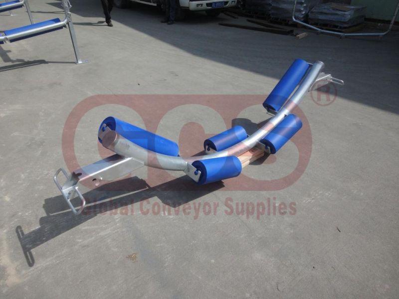 Belt Conveyor Suspended Carrying Trough Idler Roller for Material Handling