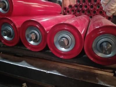 Free Set Steel Pipe Price Supplier System Idler Parts for Belt Rubber Conveyor Roller
