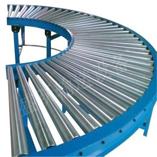 Stainless Steel Curved Conveyor Turning Roller Conveyor