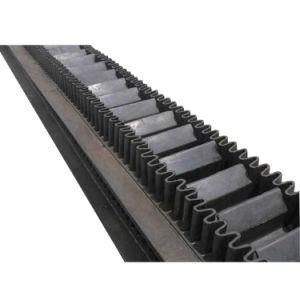 Large Capacity Cleated Skirt Ep Corrugated Sidewall Rubber Conveyor Belt