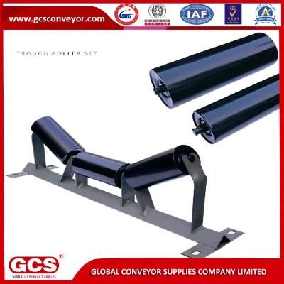 Coal Mining Conveyor Roller with Trough Shell Frame and Steel Rollers in China Manufacturer